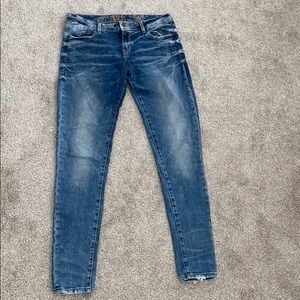 Buckle Black Denim Skinny Jeans